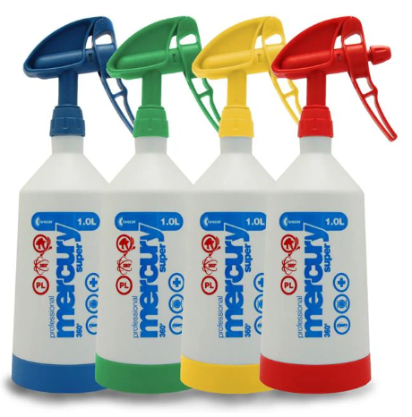 Buy Dual Action Trigger Sprayer Blue 1L from Cleaning Solutions UK